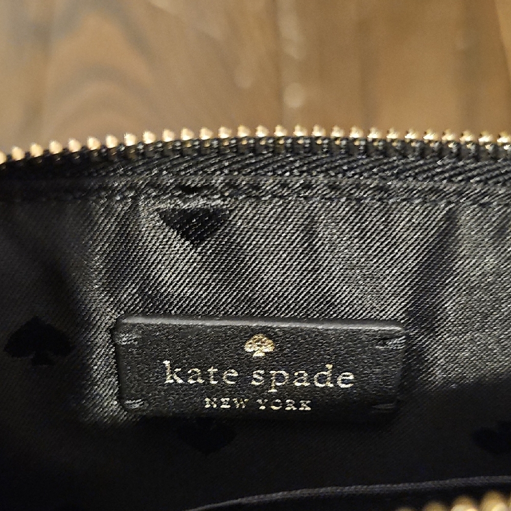 kate spade Black and Pink Floral Wristlet Clutch - Picture 2 of 5